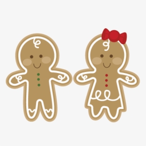 Gingerbread Couple Svg Cutting File Gingerbread Man - Gingerbread Man Svg Free