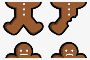 Illustration Cameron Giles Man - Eaten Gingerbread Man Png