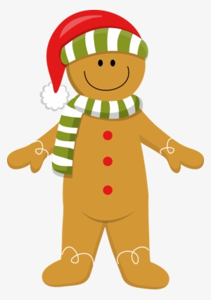 Christmas Clip Art Gingerbread Man - Gingerbread Man Christmas Clipart