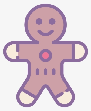 Gingerbread Man Icon - Пряничный Человечек Пнг