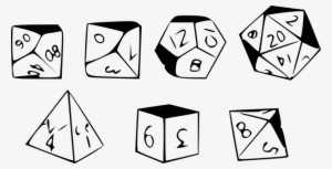 Dice Cube Gaming Platonic Solids Numbers D - Rpg Dice Png