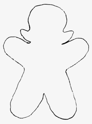 Gingerbread Woman Template By Hk-stock On Clipart Library - Gingerbread Woman Template