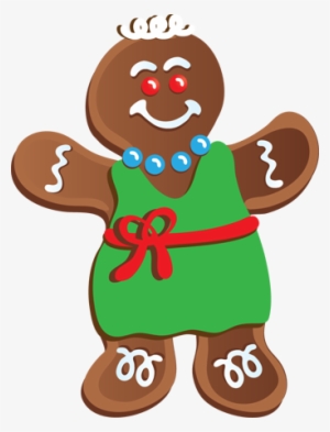 I - Gingerbread Man Clip Art