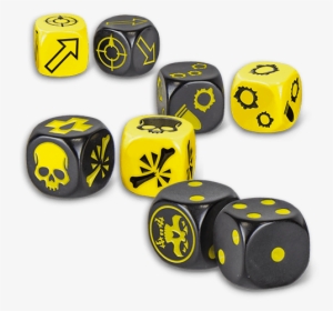 This Unfortunately Also Passes Over To The Dice This - Necromunda Escher Gang Dice Set