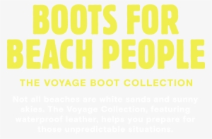Boots For Beach People - Cant Sleep