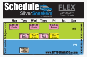 2017 Flex Schedule 1 Up - 2017