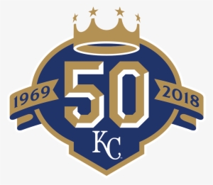 Kansas City Royals Logo Png Clip Art Free Stock - Kansas City Royals 50th Anniversary Logo