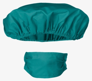 hospital hat & mask set, green - hospital hat