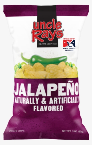Uncle Rays Jalapeno Flavour Potato Chips - Uncle Rays Sour Cream And Onion Stickered Potato Chips