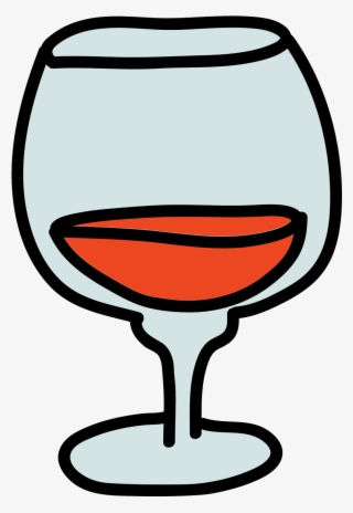 Wine Glass Icon - Red Wine Cartoon Transparent