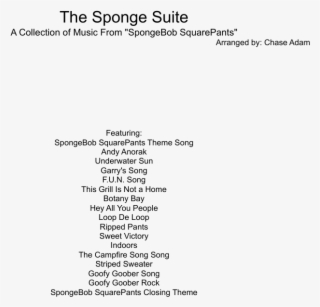 Print - Spongebob Striped Sweater Song