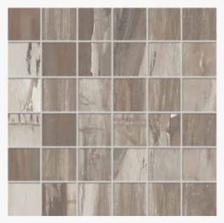 Petrified Wood 2x 2 Mosaic On 12 X 12 Sheet Musk Natural - Petrified Wood