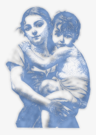 This Free Icons Png Design Of Vintage Woman With Child