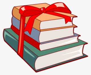 Clipart Present School - Books As Gifts Clipart