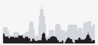 Simple Chicago Skyline Png - Chicago Skyline Transparent Background