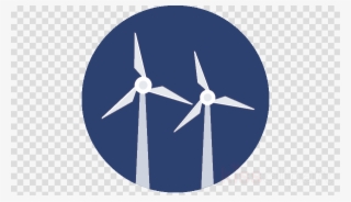Download Wind Power Icon Clipart Wind Turbine Wind - Black Circle