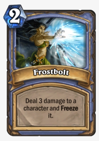 Frostbolt Card - Research Project Hearthstone
