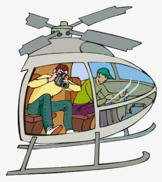 Court - News Helicopter Cartoon