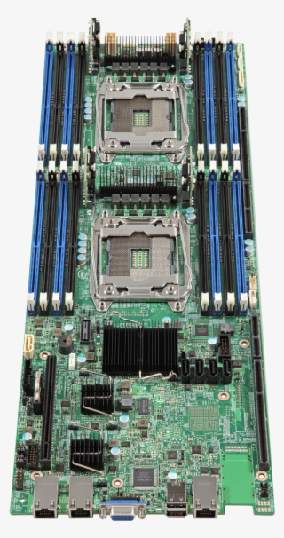 Intel® Server Board S2600tp Connectors Png - Intel Server Board S2600bps