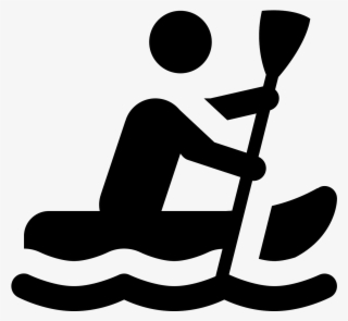This Icon Is A Part Of A Collection Of Kayaking Flat - Illustration