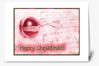 Red Ornament Greeting Card - Mount Trashmore