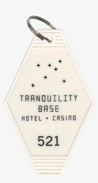 'tranquility Base Hotel Casino' Key Ring - Tranquility Base Hotel & Casino