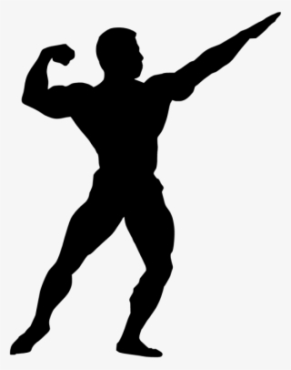 01 Bodybuilding Silhouette Png - Bodybuilder Sunset Silhouette
