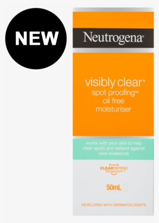 Visibly Clear Spot Proofing Oil Free Moisturising New - Neutrogena Visibly Clear Mask