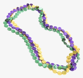 Beads Png Free Download - Mardi Gras Coin Bead Necklaces