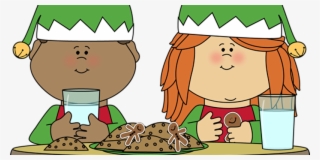 Enjoy Breakfast With The Elves, And Help Yourself To - Elf Eating A Cookie