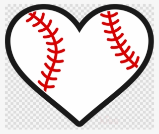 Baseball Heart Png Clipart Softball Baseball Heart - Baseball Heart Png