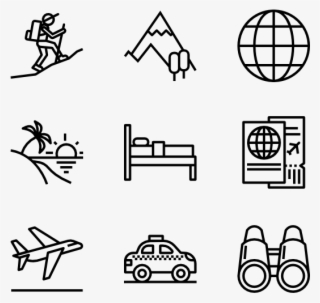 Travel - Web Design Line Icon
