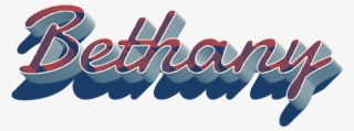 Bethany 3d Letter Png Name - Emblem