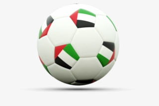Illustration Of Flag Of United Arab Emirates - Egypt Football Flag Png