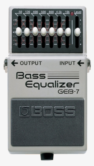 Boss Geb-7 Bass Equalizer Pedal - Boss Boss Geb-7 Bass Graphic Eq Equalizer Pedal