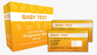 Baby Test Pregnancy Test Deluxe Plate - Graphic Design