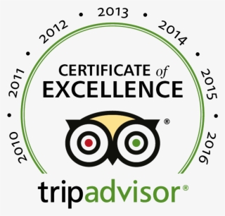 Tripadvisor - Trip Advisor Certificate Of Excellence 2018