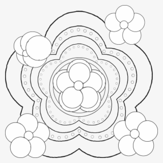 Clipart Going In Circles Flowers And Doilies Templates