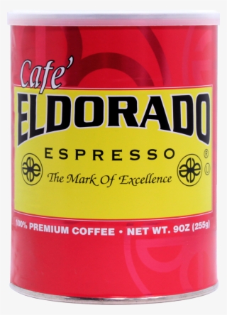 Café Eldorado Espresso Ground, 9 Oz Can - Espresso 9oz El Dorado Coffee