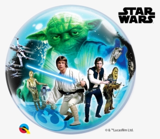 Star Wars Front Bubble New - Star Wars Helium Balloon