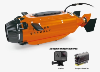 All You Need To Do Is Attach Your Gopro On The Seawolf - Sony Action Cam-hdr-as30vr - Action Camera - Mountable