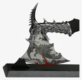 Item - Fantasy Dragon Axe With Stand