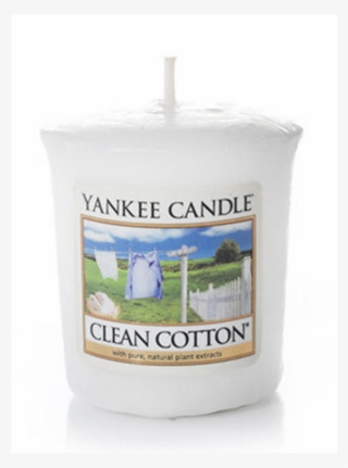 Yankee Candle Classic Mini Clean Cotton Candle - Yankee Candle Clean Cotton Votive Candle