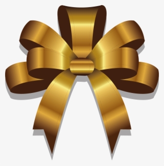 Christmas Gold Ribbon Png Vector Images Photo - Portable Network Graphics