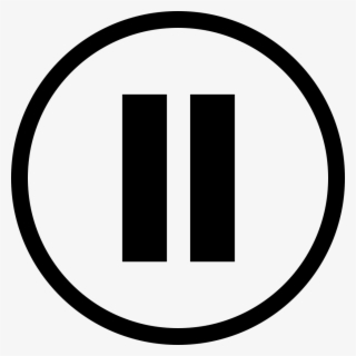 Pause Button Comments - Pause Button Icon Png