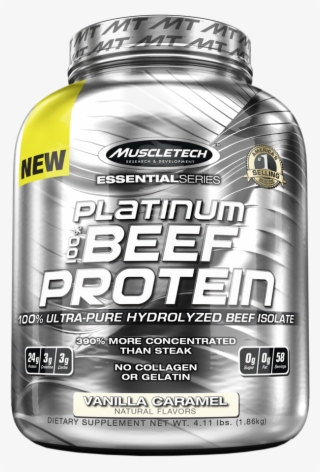 Platinum 100% Beef Protein Isolate - Muscletech Platinum 100% Beef Protein