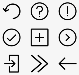 Arrow - Contact Icons Png