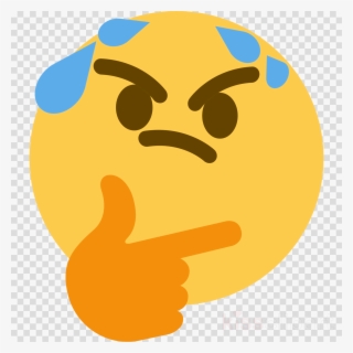 Discord Thinking Emoji Clipart Emoji Social Media Discord - Distorted Laughing Crying Emoji