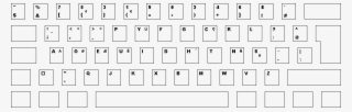 Swedish Dvorak- Svensk Dvorak - Keyboard Images Line Art Transparent ...