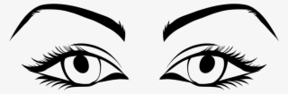 Vector Eyeball Outline Jpg Black And White Download - Human Eyes Clip Art